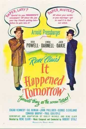 دانلود فیلم It Happened Tomorrow 1944